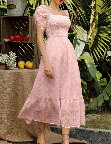 Rochie lunga SHEIN, roz