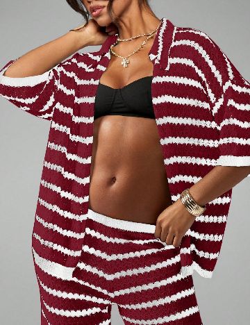 Cardigan Missguided, rosu