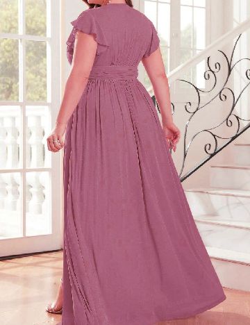 Rochie lunga Ever-Pretty Plus Size, mov