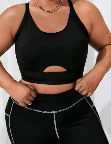 Bustiera SHEIN CURVE, negru