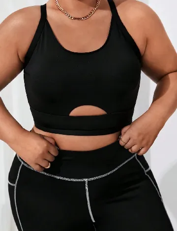 Bustiera SHEIN CURVE, negru