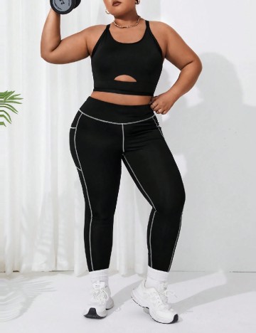 Bustiera SHEIN CURVE, negru