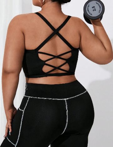 Bustiera SHEIN CURVE, negru