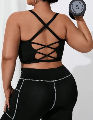 Bustiera SHEIN CURVE, negru