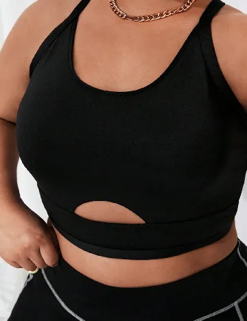 Bustiera SHEIN CURVE, negru