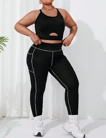 Bustiera SHEIN CURVE, negru