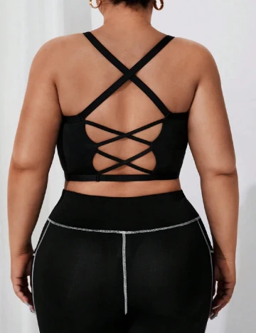 Bustiera SHEIN CURVE, negru