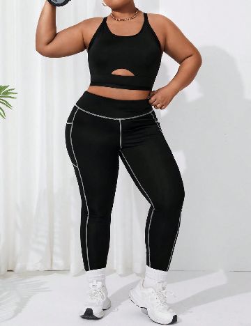 Bustiera SHEIN CURVE, negru
