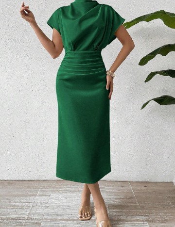 Rochie medie SHEIN, verde