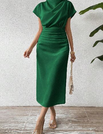 Rochie medie SHEIN, verde