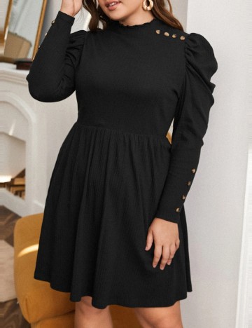 Rochie scurta SHEIN CURVE, negru
