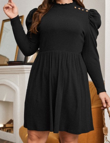 Rochie scurta SHEIN CURVE, negru