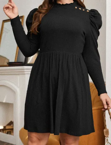 Rochie scurta SHEIN CURVE, negru