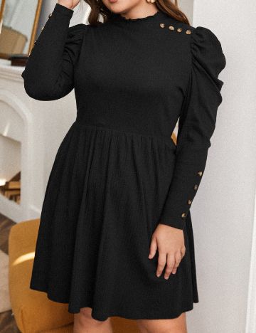 Rochie scurta SHEIN CURVE, negru