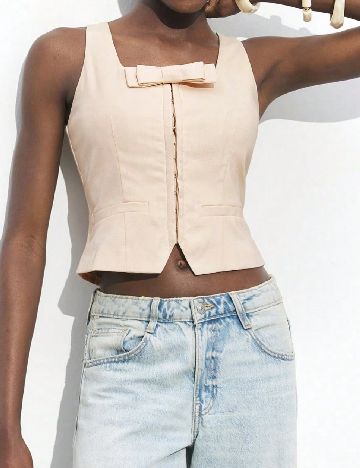 Top SHEIN, crem