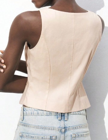 Top SHEIN, crem