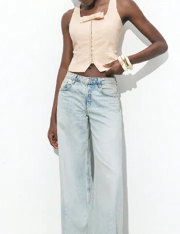 Top SHEIN, crem