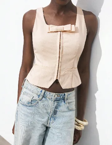 Top SHEIN, crem