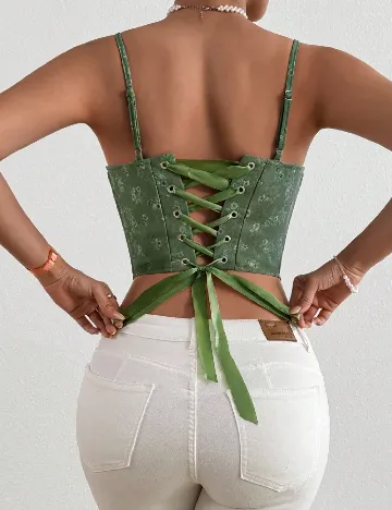 Corset SHEIN, verde