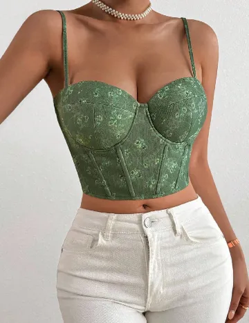 Corset SHEIN, verde