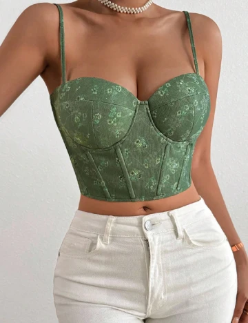 Corset SHEIN, verde