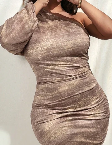 Rochie scurta SHEIN CURVE, bej