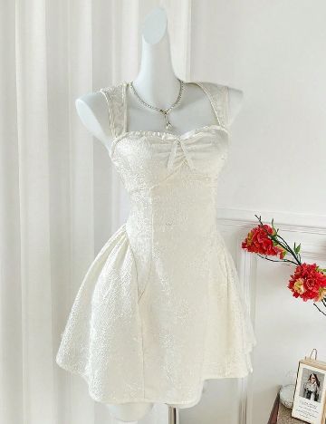 Rochie scurta SHEIN, ecru