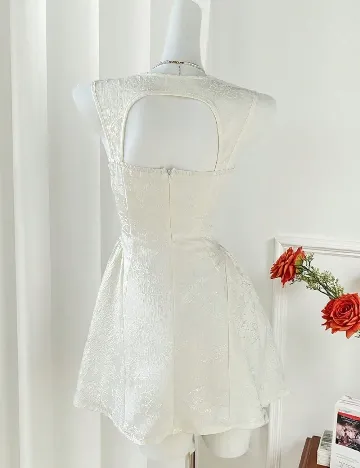 Rochie scurta SHEIN, ecru
