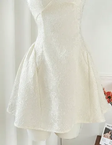 Rochie scurta SHEIN, ecru