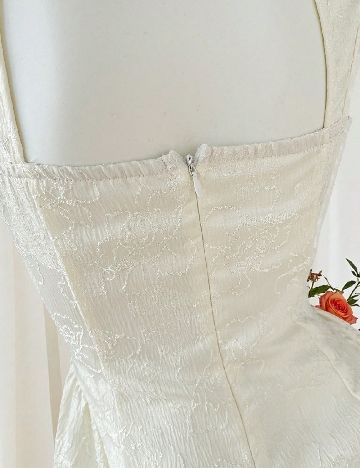 Rochie scurta SHEIN, ecru