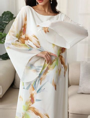 Rochie lunga SHEIN, ecru