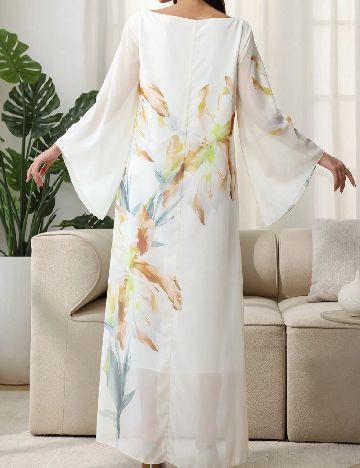 Rochie lunga SHEIN, ecru