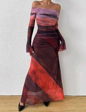 Rochie lunga SHEIN, mix culori