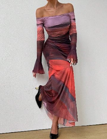 Rochie lunga SHEIN, mix culori
