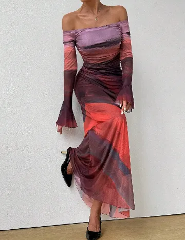 Rochie lunga SHEIN, mix culori