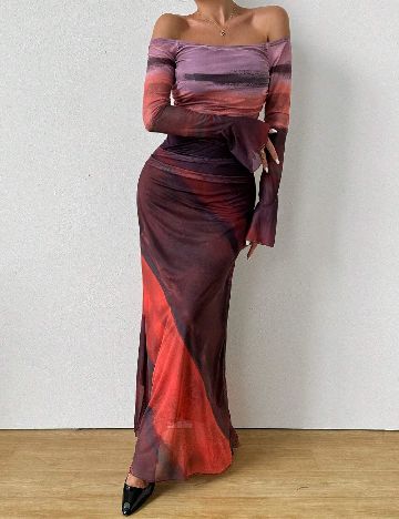 Rochie lunga SHEIN, mix culori