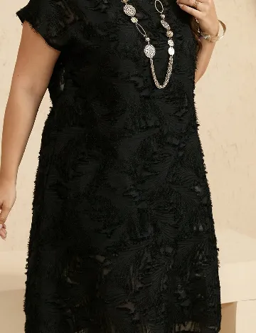 Rochie medie Emery Rose Curve, negru