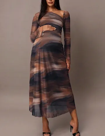 Rochie medie SHEIN Maternity, mix culori