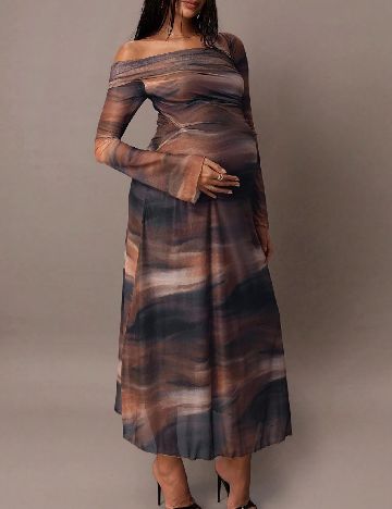 Rochie medie SHEIN Maternity, mix culori