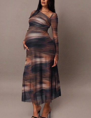 Rochie medie SHEIN Maternity, mix culori