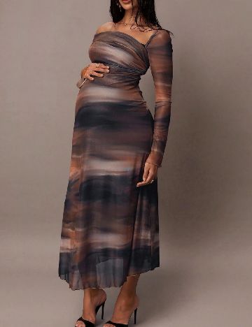 Rochie medie SHEIN Maternity, mix culori