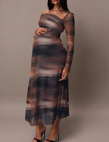 Rochie medie SHEIN Maternity, mix culori