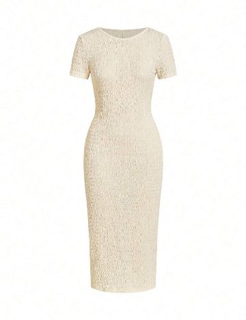 Rochie medie SHEIN, crem