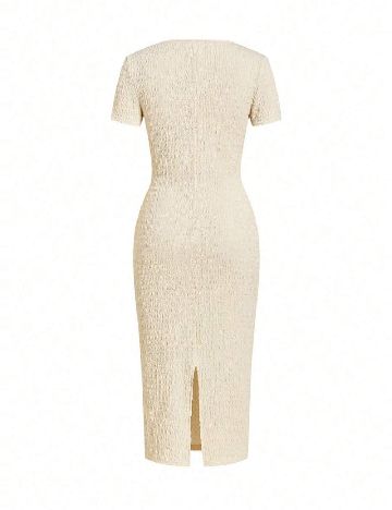 Rochie medie SHEIN, crem