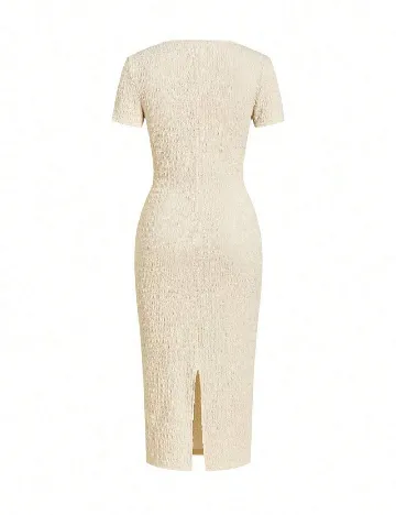 Rochie medie SHEIN, crem