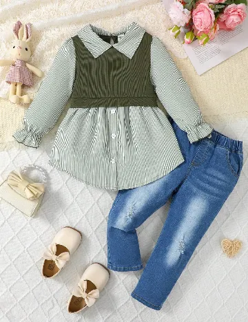 Compleu Shein Kids, mix culori