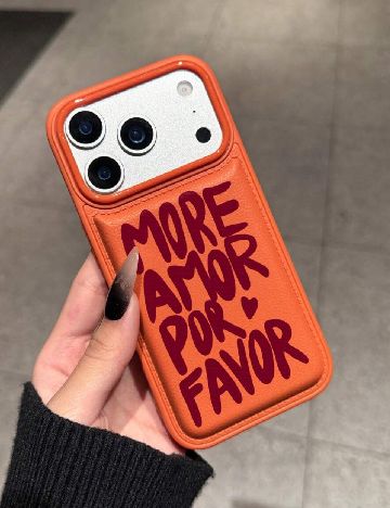 Husa Iphone 15 Pro SHEIN, portocaliu