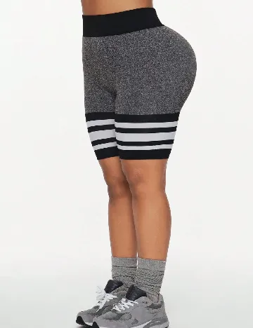 Pantaloni scurti SHEIN CURVE, gri