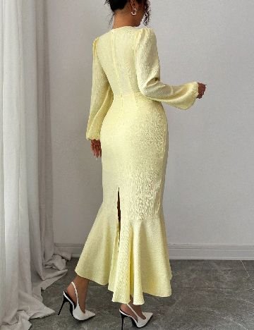 Rochie medie SHEIN, galben