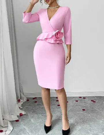Rochie scurta SHEIN, roz